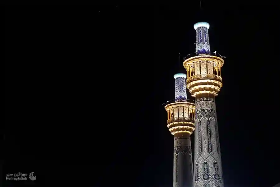 گلدسته های حرم امام رضا