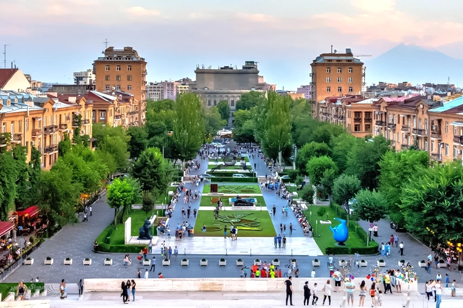 کسکید در ایروان 
