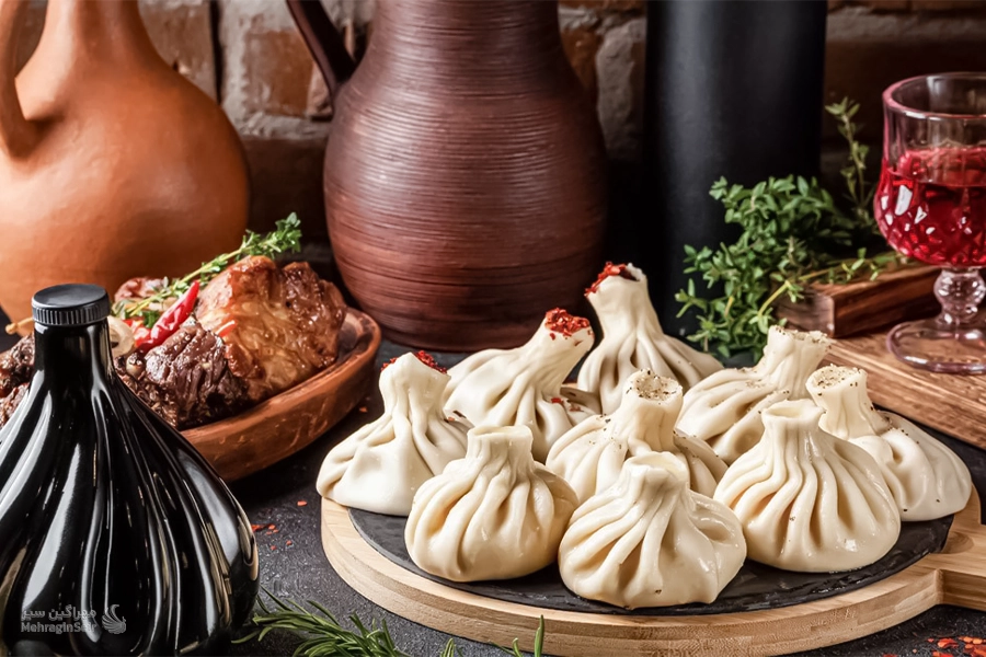 خینکالی غذای جذاب گرجستانی